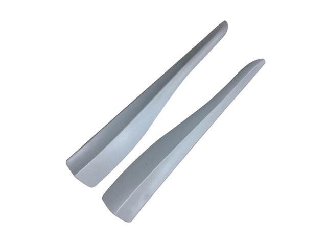 2PCS Auto Car Bumper Protector Corner Guard Anti-Scratch Strips Anti-rub Edge Lip Car Anti-collision Sticker (Grey)