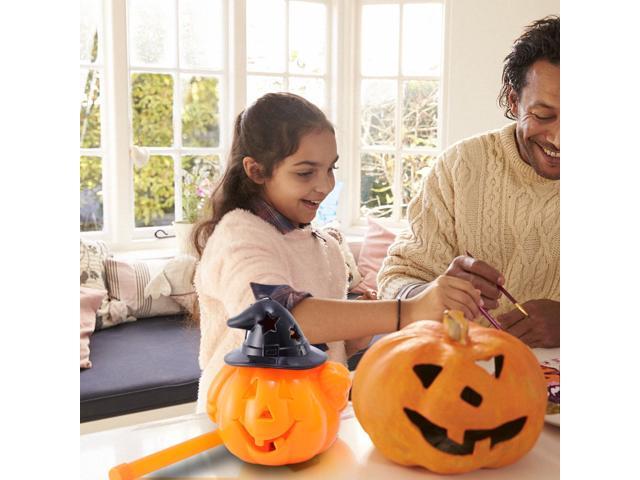 Halloween Cartoon Glowing Lantern Portable Lantern Round Lantern Lamp for Bar
