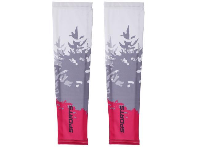 1 Pair Practical Outdoor Sports Cuff Sleeves Cooling Arm Sleeves Sun Protection