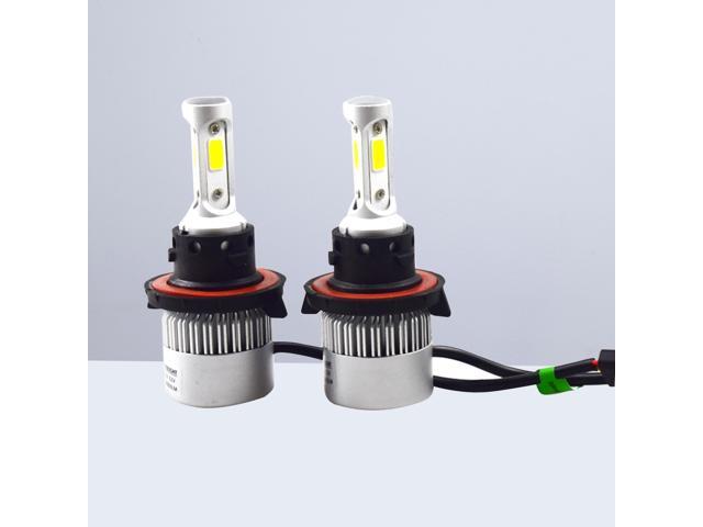 2pcs S2 LED Headlight Bulb 36W 9-32V 8000LM Waterproof High Beam Low Beam Integrated Headlamp Car Head Light(H13)