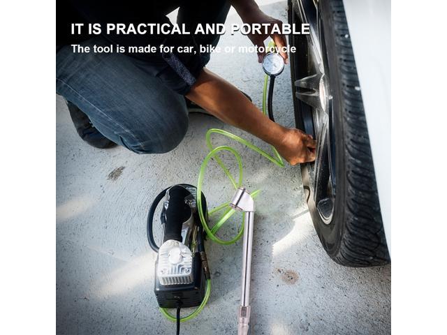 1pc Metal Bike Car Inflation Head Air Tire Inflator Connector for Bike