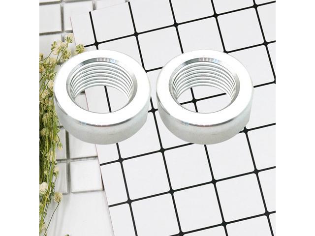 2pcs Practical 1/8 NPT Welding Thread Head Aluminum Alloy Welding Joint for Home