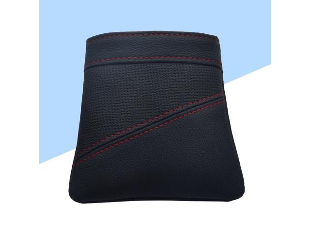 Car Auto Air Vent Outlet Storage Bag Cell Phone Carriage Bag Pocket Organizer (Black with Red Line)
