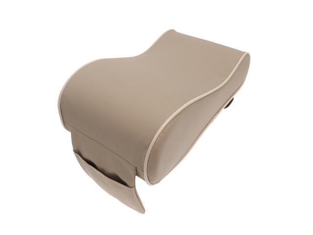Universal Leather Car Center Console Cushion Auto Armrest Pad Rest Pillow Mat (Black)