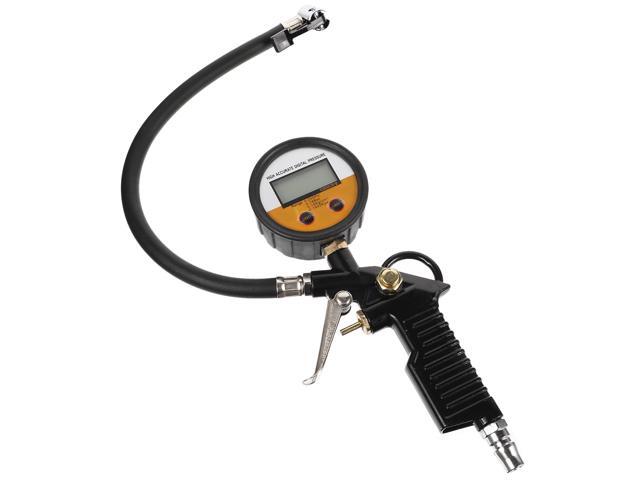 1pc Car Tire Inflator with Pressure Gauge Air Chunk Compressor Accessory