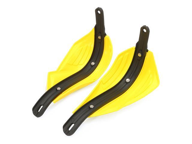 One Pair 7/8 inch Motorcycle Hand Guards for Yamaha Suzuki KTM Polaris ATV (Orange)