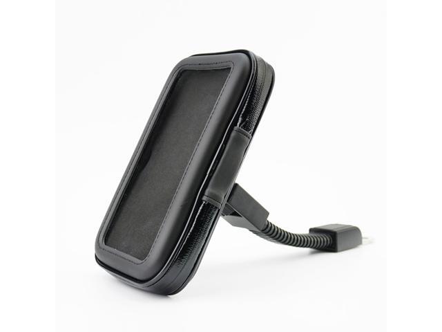 Weather Resist Rotation Bicycle Waterproof Case Mount Holder Bike Bag for 4 Inch Phone (Small Size)