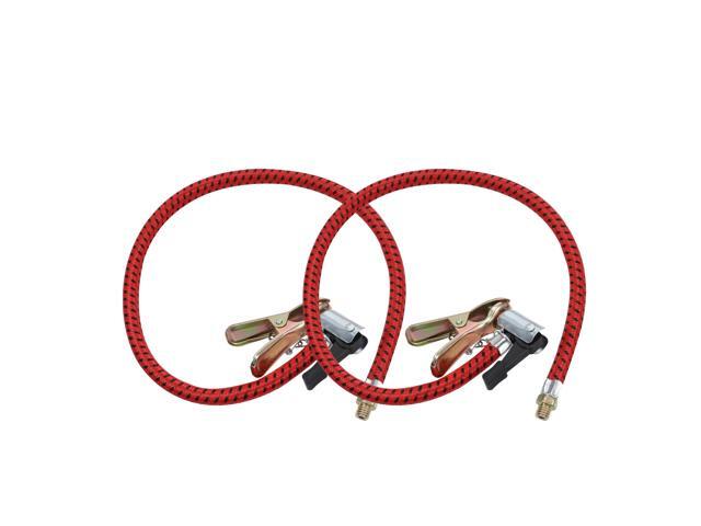 2pcs Bicycles Tyre Tire Hand Air Pump Inflator Bike Replacement Hose Tubes