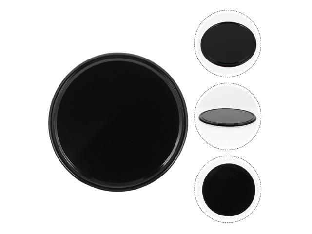 10Pcs Round Car Mat Anti-skid Pads Non-slip Storage Pads Vehicle Phone Mat Black