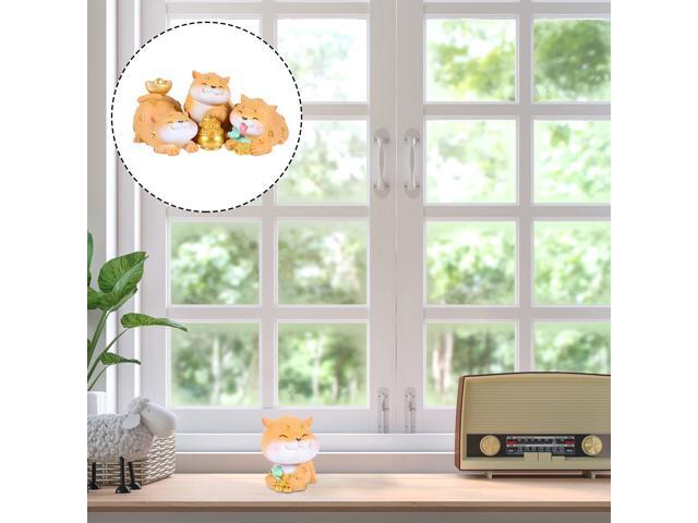 3pcs Shaking Head Car Doll Adornment Car Animal Doll Ornament Animal Doll Decor