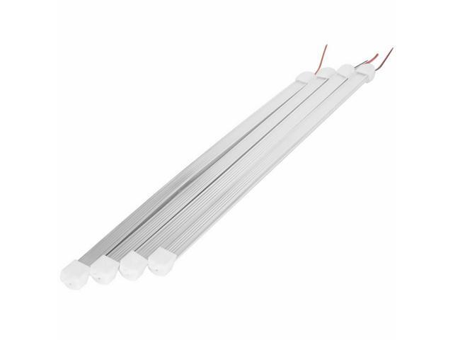 4pcs Portable Waterproof Practical Car Interior Light Strip Car Strip Light Interior LED Light Bar