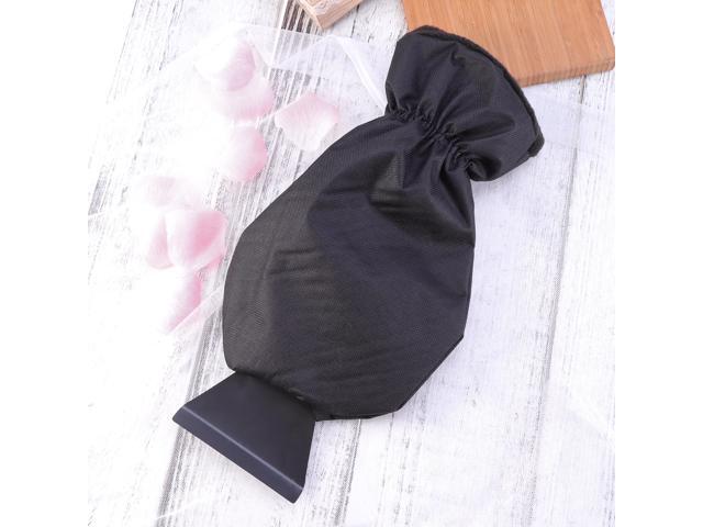 Car Snow Scraper Removal Gloves Handheld Car Cleaning Snow Shovel Clean Tool Ice Scraper for Auto Window Car-styling (Black)