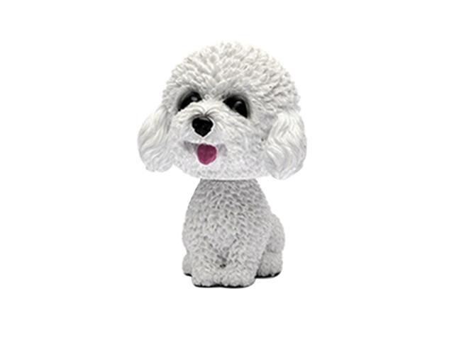 Teddy Car Shake Lovely Teddy Dog Car Interior Display Car Vehicle Decoration Rocking Head Dog (Brown)