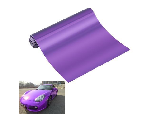 6 X 60 Inch Car Satin Reflections Plating Vinyl Film Wrap Sticker Sheet Air Release Adhesive (Red)