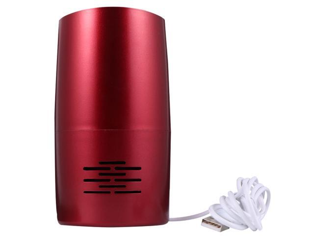 Negative Ion Formaldehyde Removal Filter Device USB Air Purifier Deodorizer Portable Purifier for Car Auto Home (Golden)