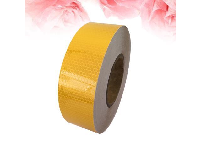 5cmx45m Lattice Reflective Warning Strip Car Sticker Truck Safety Marking Sticker Color Reflective Stickers for Cars(White)