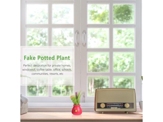 1Pc Simulated Plant Bonsai Imitated Potted Plant Artificial Plant Ornament