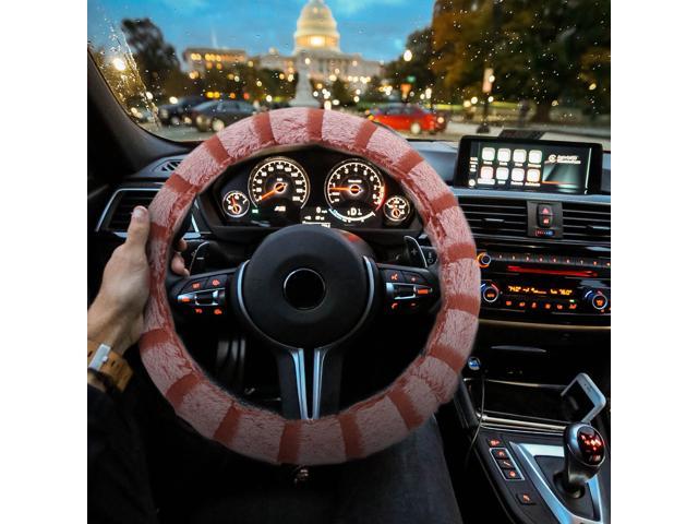 38cm Eco-friendly Car Steering Wheel Covers with Universal Size for Winter