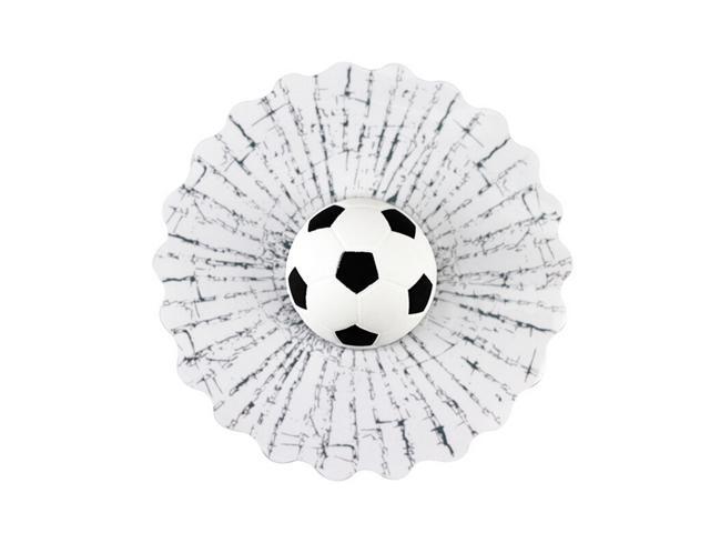 3D Car Stickers Funny Auto Car Styling Ball Hits Car Body Window Sticker Self Adhesive Tennis Decal (White Baseball)