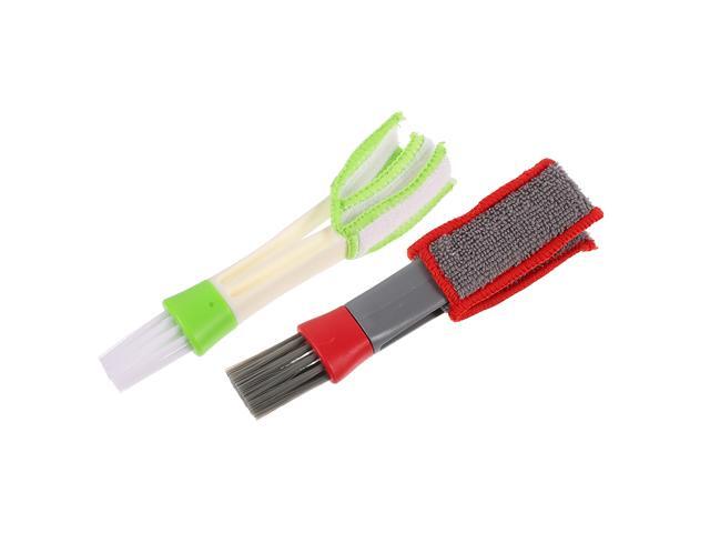 2Pcs Car Air Vent Cleaning Brush Double Ended Mini Duster for Car House Office