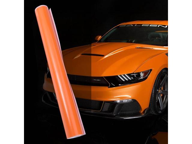Glossy Vinyl Film Gloss Glossy Car Wrap Foil Sticker with Air Bubble Free Motorcycle Car Wrapping(Bright Black)