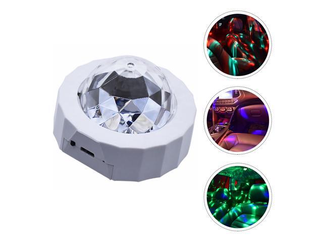 1 Set Car Music Lamp LED Decor Light Stage Lamp Ball Shape Light Ambient Light