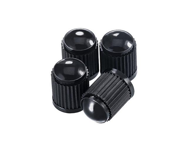 20pcs Plastic Bicycle Car Tire Stem Caps Schrader Caps Dust Covers for Bike Auto SUV Truck Motorcycle (Black)