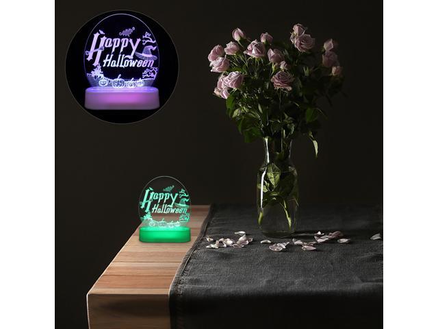 Halloween Night Lamp Halloween LED Halloween Light Glowing Colorful Light Decor