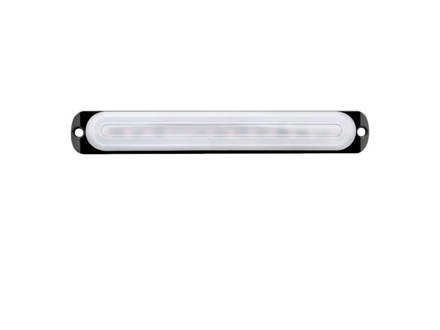 1PC Strobe Light 12 LED Long Strip Strobe Light Practical Truck Side Lamp Multi-purpose Truck Flashing Light Truck Stroboscopic Light (White)