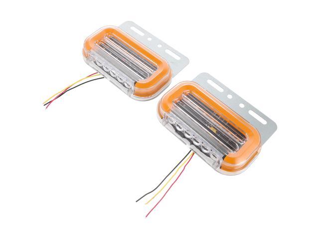 2 Pcs Auto Highlight Side Light Side Marker Lamps Truck Indicators Car LED Light