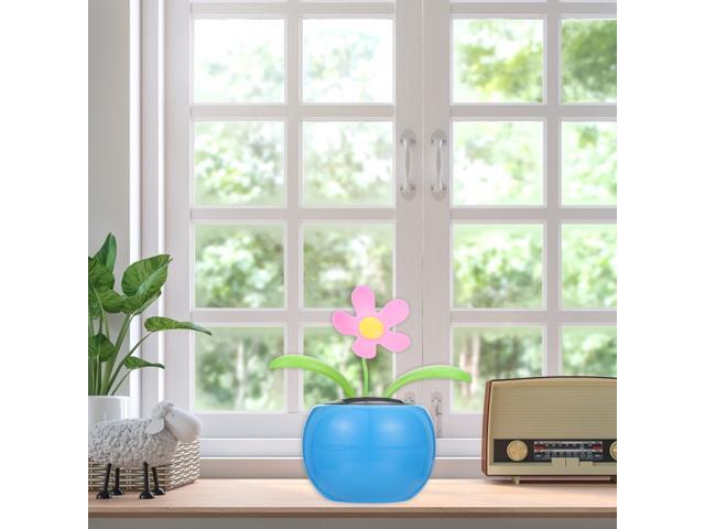 5Pcs Creative Durable Solar Dancing Flower Dancing Sunflower Toy Solar Swinging Flower