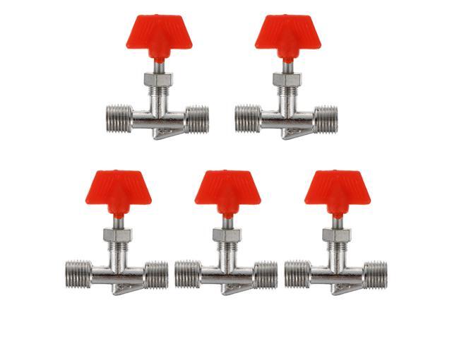 5pcs Air Compressor Valve 1/4 Inch Thread Float Ball Valve for Air Compressor