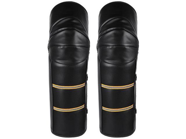 2Pcs Winter Riding Warm Protective Knee Guards Windproof Waterproof Knee Brace