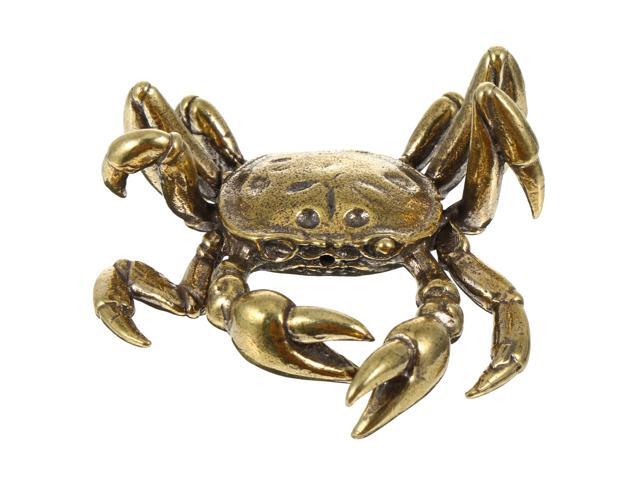 Brass Artificial Crab Decoration Indoor Outdoor Desktop Sculpture Art Crafts