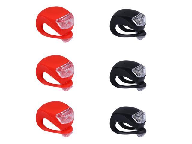 6pcs Bike Warning Light Practical Bike Lamp Bike Flash Light for Outdoor