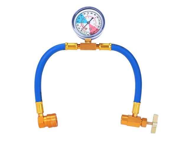 1PC R134A Recharge Hose Europe America Auto Refrigerant Supplementary Filling Tube Refrigerant Detection Supplemental Fluoride Hose Car Refrigerant