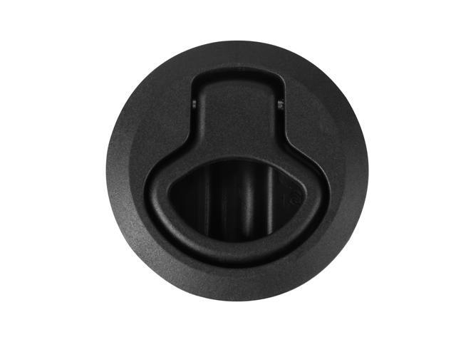Locking Flush Latch UV Stabilized Plastic Flush Latch Marine Latch Withstand Harsh Marine Conditions (Black)