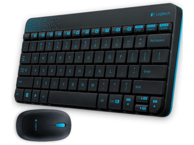 Logitech RF Wireless Combo MK240 12 Function Keys 24GHz 1000DPI Both Hands Spill-resitant Keyboard and Mouse-Black/White