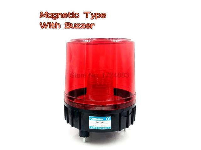 Magnetic Buzzer Rolling Strobe Signal Warning light N-1181TJ 12V 24V 220V Indicator light LED Lamp Flashing Light Security Alarm