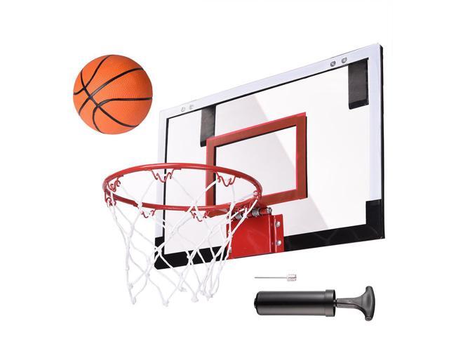 Pro 18x12' Mini Basketball Hoop 55' Diameter Hoop Basketball w/ Pump Exercise Sport