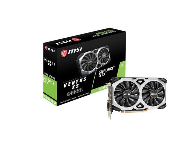 MSI GeForce GTX 1660 DirectX 12 GTX 1660 SUPER VENTUS XS C OC 6GB 192-Bit GDDR5 PCI Express 30 x16 Video Card