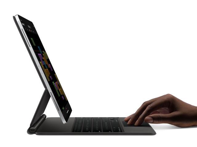 Apple Magic Keyboard - Keyboard and folio case - with trackpad - backlit - Apple Smart connector - English - US - for 11