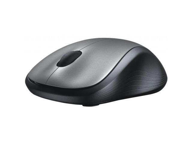 Logitech M310 - Mouse - right and left-handed - optical - 3 buttons - wireless - 24 GHz - USB wireless receiver - silve