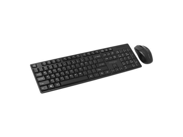 Kensington Pro Fit Low-Profile Desktop Set Keyboard And Mouse Set - Wireless - 24 GHz - UK Layout