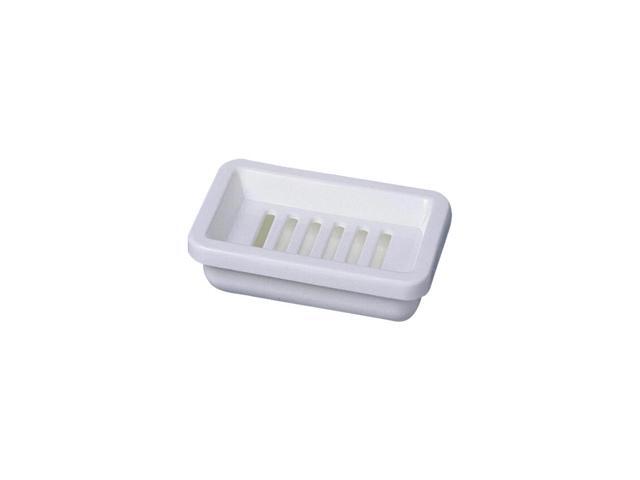 Homz 2Pc Wht Soap Dish