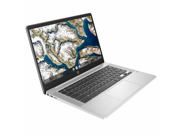 HP 14' Chromebook Bundle - Intel Celeron - 1080p - Bonus Sleeve & Wireless Mouse 14a-na0023cl Laptop Notebook 4GB Memory 64GB Storage