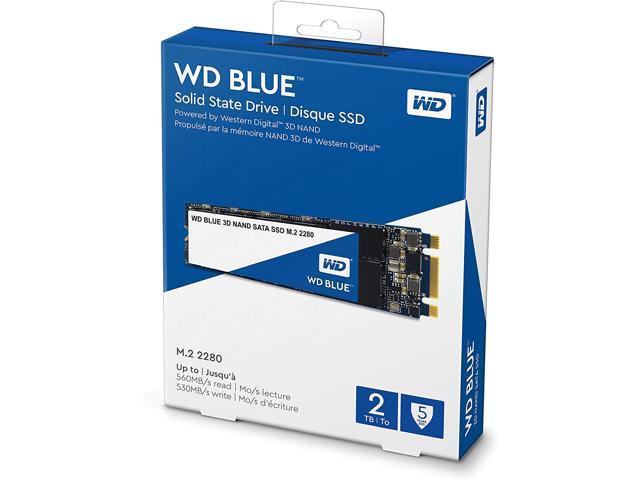 Planet butik støn NeweggBusiness - WD Blue 3D NAND 2TB Internal SSD - SATA III 6Gb/s M.2 2280  Solid State Drive - WDS200T2B0B