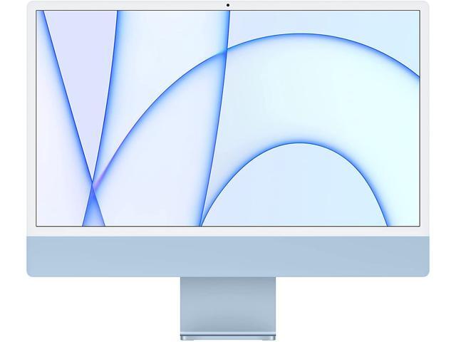 2021 Apple iMac (24-inch Apple M1 chip with 8-core CPU and 8-core GPU 8GB RAM 512GB) - Blue? MGPL3LL/A Desktop PC Computer