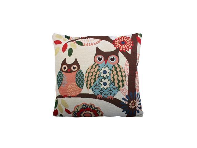 EAN 6361032039081 product image for Owl Print Cushion & Filler | upcitemdb.com