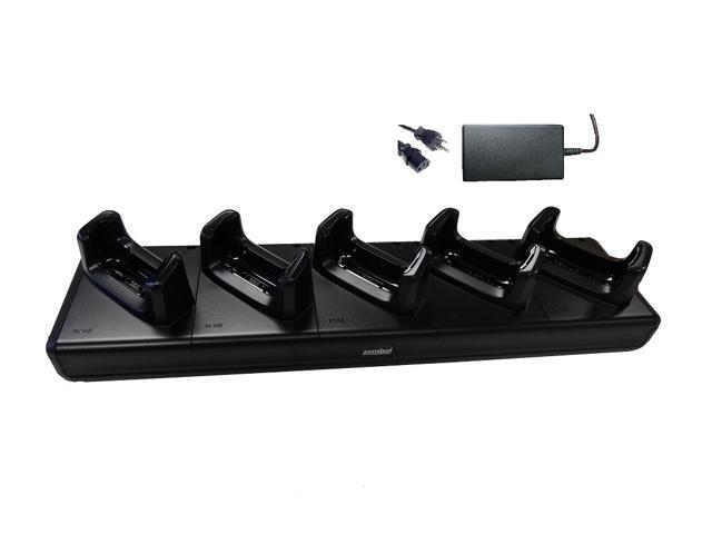 Recertified - CRDUNIV-55-5000R 5-Slot Charging Cradle for TC55 Android Handheld Barcode Scanners Power Supply Assembly Included